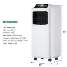 Load image into Gallery viewer, 8,000 BTU Portable Air Conditioner