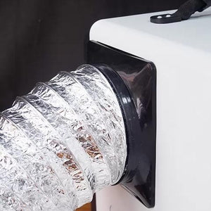AlorAir® Dehumidifier Aluminum Foil Outlet Duct With A Diameter Of 6 Inches And 11.5 Feet Long (6")