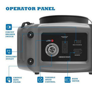 AlorAir® PureAiro HEPA Max 770 Industrial Air Scrubber