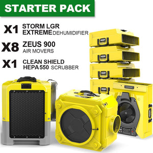 AlorAir® Storm LGR Extreme Pack Dehumidifier, Air Movers & Scrubber Commercial Water Damage Restoration Equipment Package