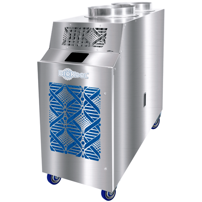 KwiKool® KBIO1411 1.1 Ton Biokool HEPA Filtered Portable Air Conditioner 13,800 BTU, 115V, SS