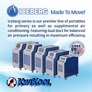 KwiKool® KIB1411 Portable Air Conditioner 1.1 Ton - 13850 BTU - 115V