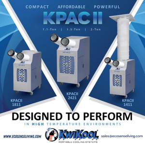 Kwikool® Portable Air Conditioner KPAC2421-2 - 2 Ton, 22,900 BTU