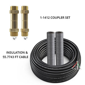 MRCOOL DIY 1/4 & 1/2 Coupler W/ 50ft Of Communication Wire