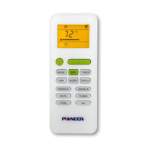 Pioneer® 12,000 BTU Ductless DC Inverter Mini Split Air Conditioner, Heat Pump, 115 VAC, 19 SEER