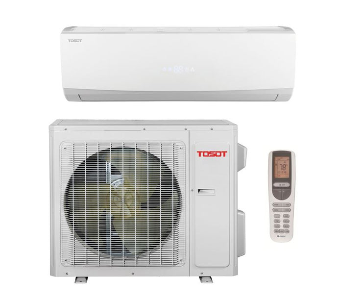 TOSOT 9,000 BTU 23 SEER Ductless Mini Split Single Zone with Heating WiFi 115V TW09HQ2C2A