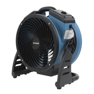 XPOWER FC-150B Dual Power Corded/Cordless Rechargeable Brushless DC Motor Whole Room Air Circulator