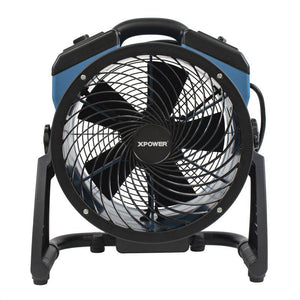 XPOWER FC-150B Dual Power Corded/Cordless Rechargeable Brushless DC Motor Whole Room Air Circulator