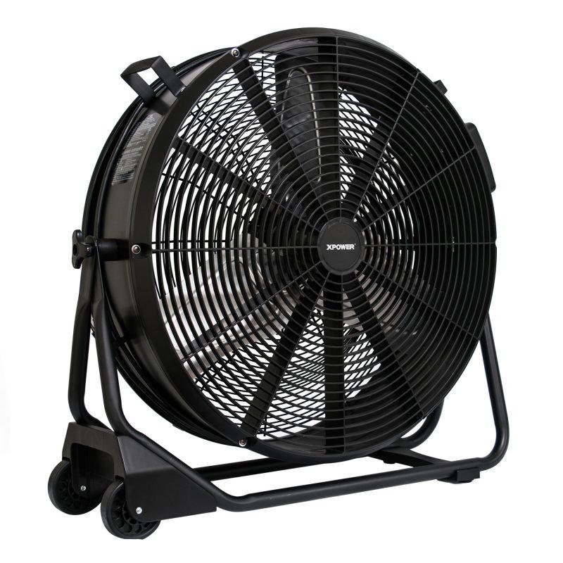XPOWER FD-630D Brushless DC Motor High Velocity 24” Drum Fan
